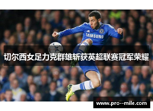 切尔西女足力克群雄斩获英超联赛冠军荣耀